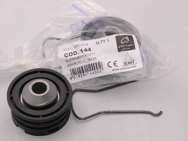 Зображення Блок підшипників для пральних машин Whirlpool зі скобою (6204) (481952028026) (COD.144) COD.144, зовнішній вигляд та деталі продукту