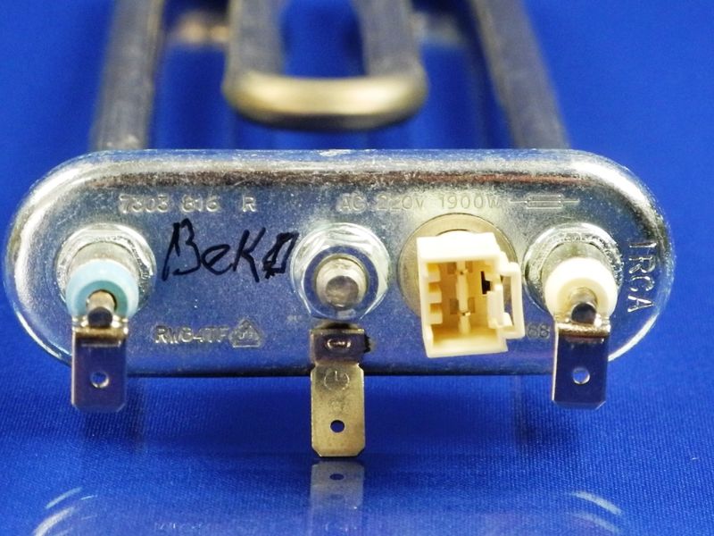 Зображення Тен для пральних машин Beko 1900W L=260 мм. (2863700500) 2863700500, зовнішній вигляд та деталі продукту