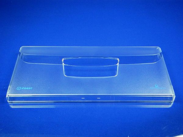 Изображение Передняя панель среднего ящика морозильной камеры Indesit-Ariston (C00291478) (482000023307) 291478, внешний вид и детали продукта