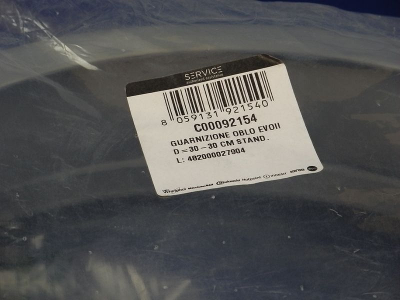 Зображення Гума люка для пральних машин Ariston/Indesit (C00092154) 92154, зовнішній вигляд та деталі продукту