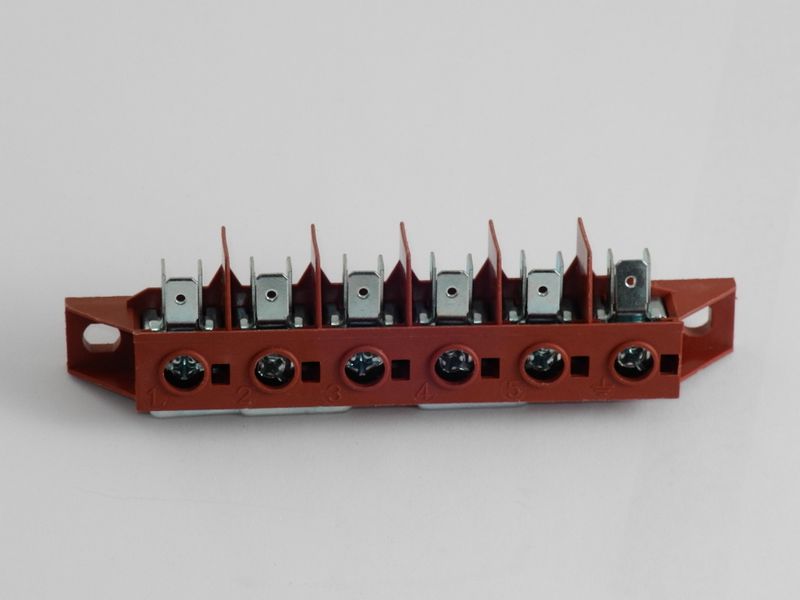 Зображення Клемна колодка на 6-ть контактів 40A/450V (COK960UN) COK960UN, зовнішній вигляд та деталі продукту