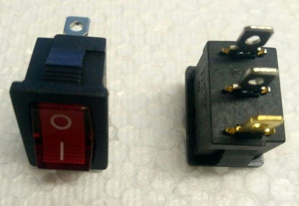 Изображение Кнопка сетевая для масляного обогревателя KSD1 3 контакта SWT-016 SWT-016, внешний вид и детали продукта