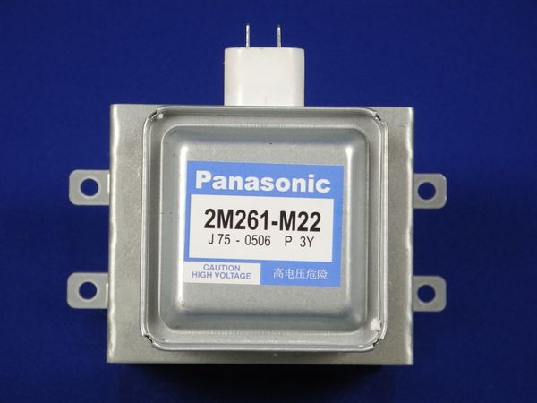 Зображення Магнетрон СВЧ PANASONIC (2M261-M22) (4 лапи, підключення перпендикулярно) 2M261-M22, зовнішній вигляд та деталі продукту