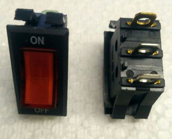 Изображение Кнопка сетевая для масляного обогревателя RS606 3 контакта SWT-017 SWT-017, внешний вид и детали продукта
