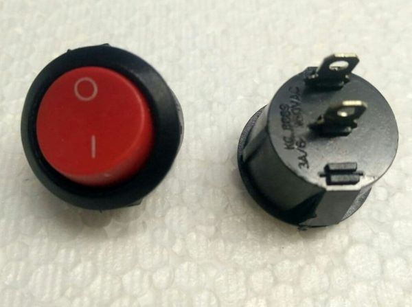 Изображение Кнопка сетевая для масляного обогревателя 2 контакта SWT-018 SWT-018, внешний вид и детали продукта
