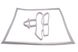 Зображення Ущільнювач для холодильника Snaige FR 240 (495*993 мм), в паз (FR240.1023x525) т100060130, зовнішній вигляд та деталі продукту