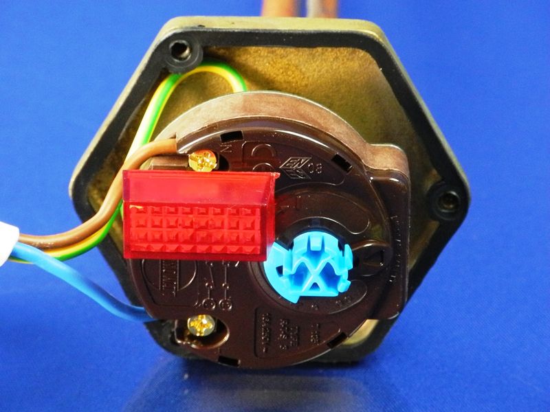 Зображення ТЕН з термостатом виробництва THERMOWATT 1500/230 різьблення 1 1/2" 1500/230, зовнішній вигляд та деталі продукту