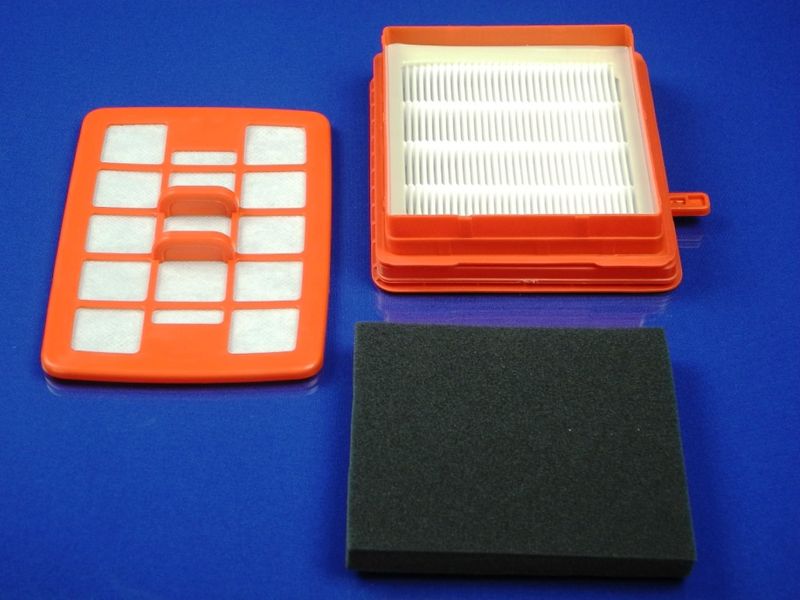 Зображення Набір фільтрів для пилососів HF2303 (HEPA + поролоновий + вихідний) Gorenje (466439) 466439, зовнішній вигляд та деталі продукту