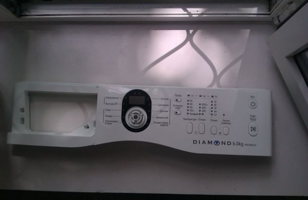 Зображення Передня панель пральної машинки Samsung (DC64-01693A) DC64-01693A, зовнішній вигляд та деталі продукту