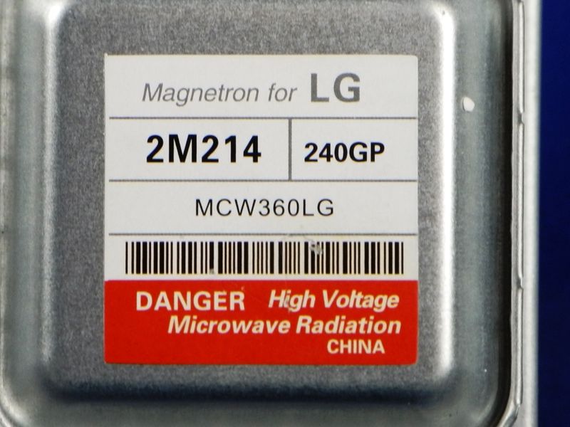 Изображение Магнетрон СВЧ LG 2M214 240GP (Крепление на 4 планки, выход в сторону планки) (6324W1A003D) 6324W1A003D, внешний вид и детали продукта