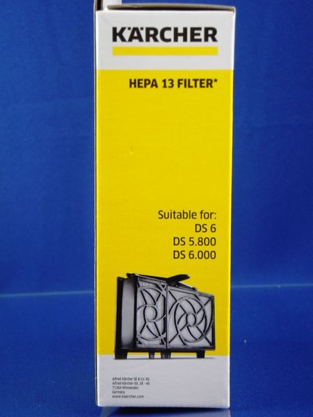 Зображення Фільтр HEPA 13 для пилососа Karcher для серії DS 6 (2.860-273.0) 2.860-273.0, зовнішній вигляд та деталі продукту