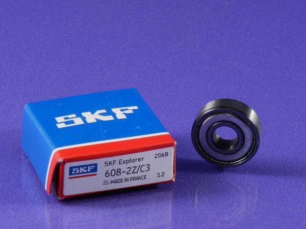 Изображение Подшипник SKF 608-2Z/C3 (France) 608F, внешний вид и детали продукта