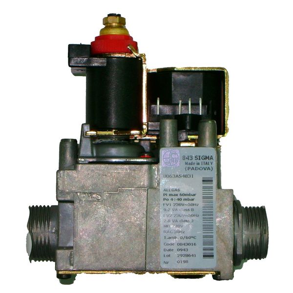 Изображение Газовый клапан 843 SIGMA (20025317) (0.843.016) 0.843.016, внешний вид и детали продукта