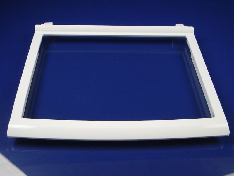 Зображення Полиця (скляна з обрамленням) для холодильника LG (5027JA1075D) 5027JA1075D, зовнішній вигляд та деталі продукту