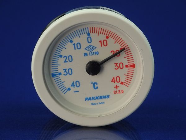 Изображение Термометр капиллярный PAKKENS D=52 мм., капилляр длинной 1 м., темп. -40 - + 40 °C 050/502120502, внешний вид и детали продукта