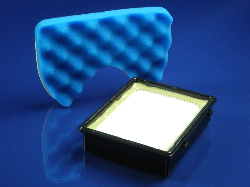 Изображение Набор фильтров (поролоновый+HEPA) для пылесосов Samsung (DJ97-00492A), (DJ97-01159B) DJ9700492A1, внешний вид и детали продукта