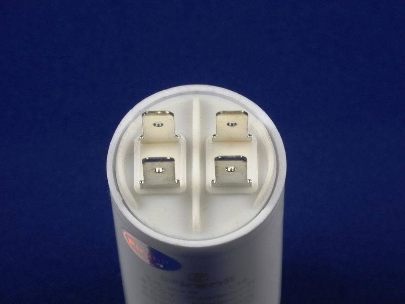 Зображення Пуско-робочий конденсатор у пластику CBB60 на 14 МкФ 14 МкФ, зовнішній вигляд та деталі продукту