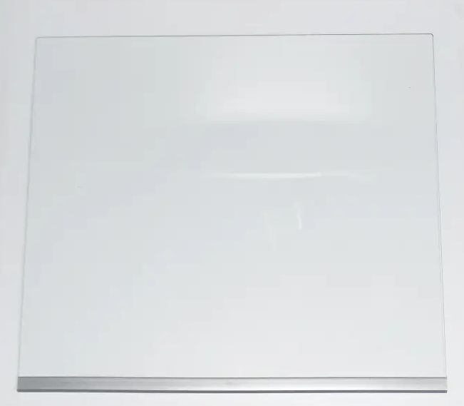 Зображення Полиця скляна над ящиком для овочів холодильника Whirlpool (C00340336) (481010746926) 481010746926, зовнішній вигляд та деталі продукту