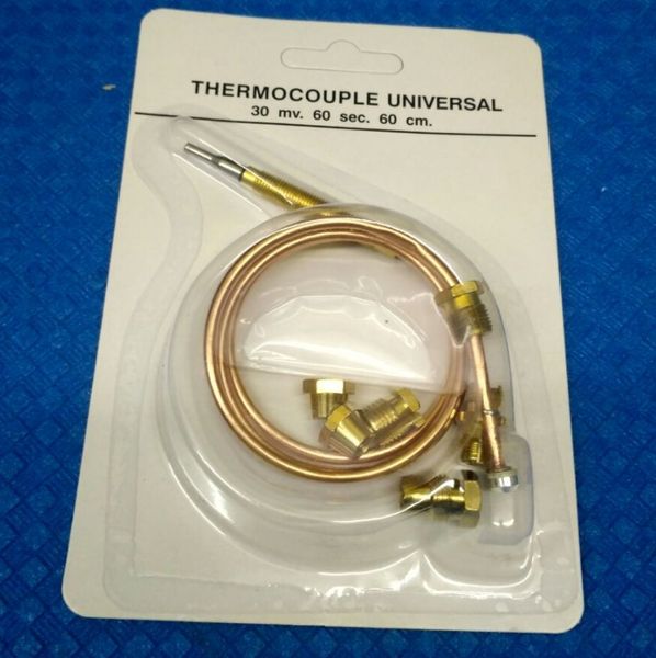 Изображение Термопара (газконтроль) для газовой плиты универсальная SKL L-600мм TPG-600 TPG-600, внешний вид и детали продукта