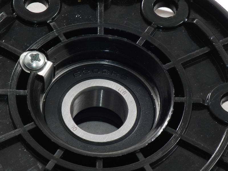 Зображення Супорт підшипника для пральної машини CANDY пластиковий (6203) (46000260) (46002264) (81452603) 46000260, зовнішній вигляд та деталі продукту