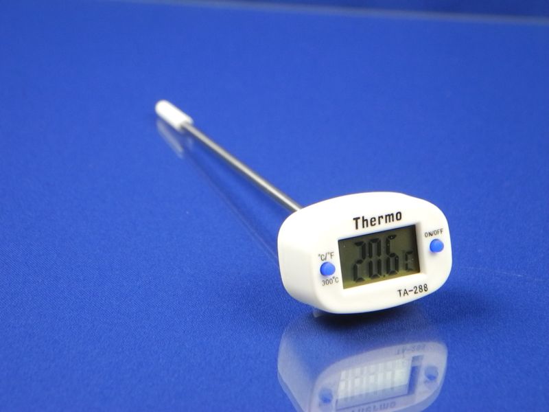 Зображення Електронний термометр для кухні, лабораторії -50 до 300 градусів 25FR040-1, зовнішній вигляд та деталі продукту