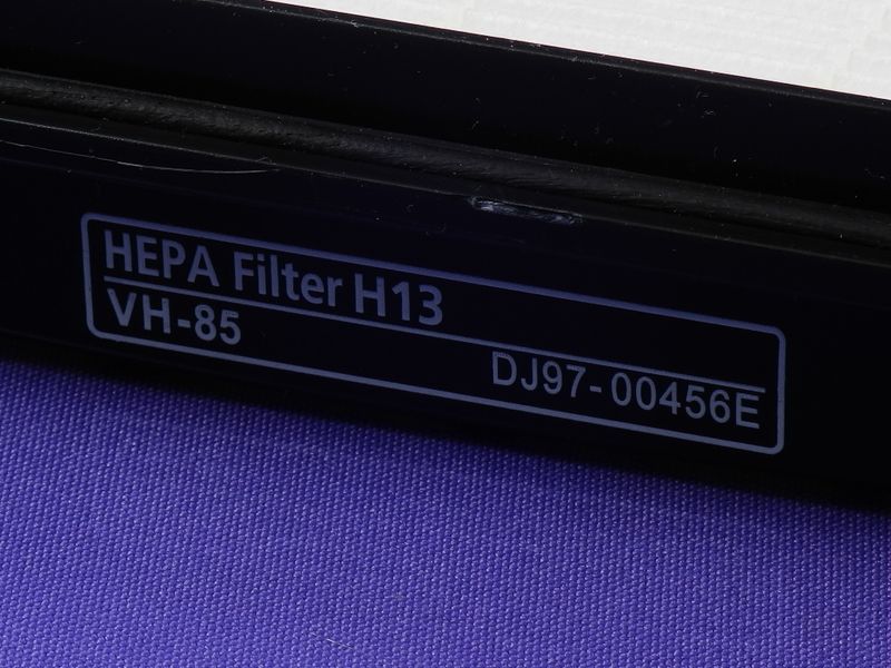 Зображення Вихідний фільтр (НЕРА 13) для пилососа Samsung (DJ97-00456E) (DJ97-00456C) DJ97-00456E, зовнішній вигляд та деталі продукту