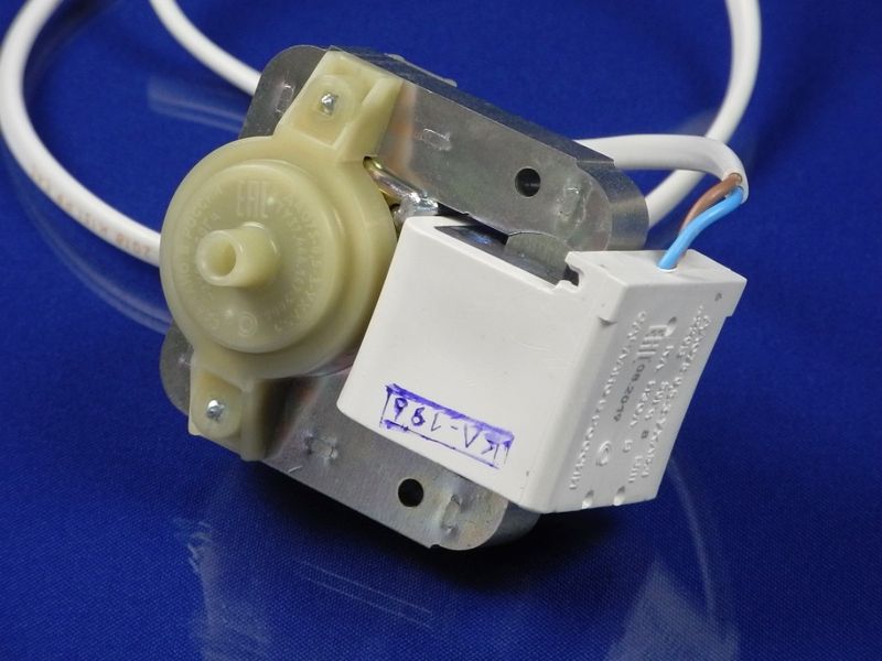 Зображення Двигун вентилятора обдування для холодильника Whirpool, Ariston (С00851102) 851102, зовнішній вигляд та деталі продукту
