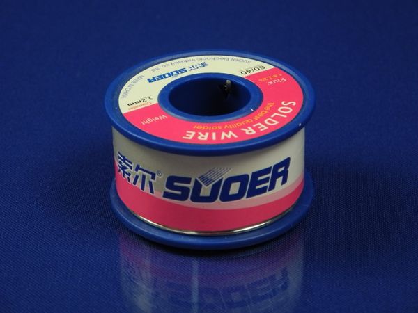 Изображение Припой с флюсом для пайки бухта Solder 200 гр. D=1,2 мм 1,2*200, внешний вид и детали продукта