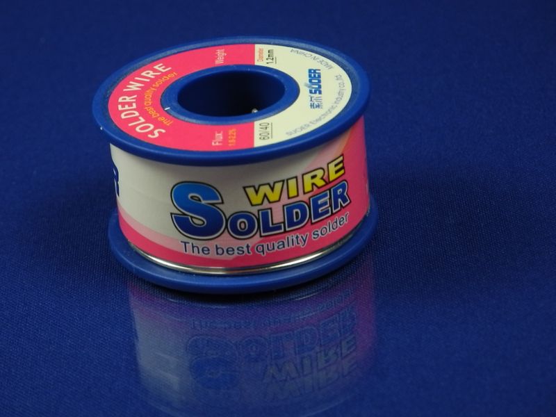Изображение Припой с флюсом для пайки бухта Solder 200 гр. D=1,2 мм 1,2*200, внешний вид и детали продукта