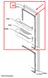 Зображення Двері холодильного відділення для холодильника Electrolux ZRB36100WA 590,8*1016 mm. (2109008637) 2109008637, зовнішній вигляд та деталі продукту