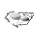 Изображение Кнопки старт-стоп для микроволновых печей Whirlpool (C00373642) (481241078148) 481241078148, внешний вид и детали продукта
