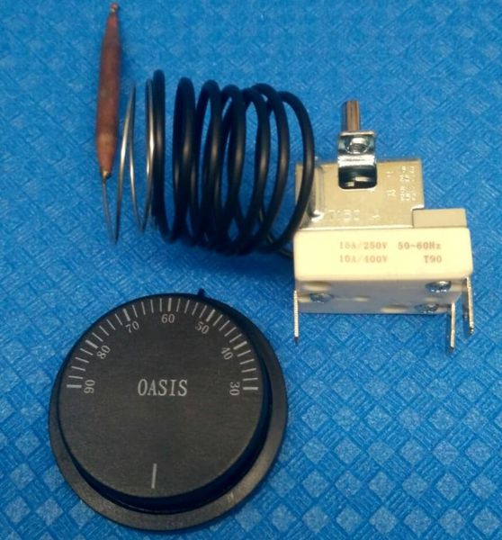 Зображення Терморегулятор (термостат) капілярний для водонагрівачів Oasis 30-90-OS т100056031, зовнішній вигляд та деталі продукту