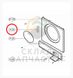Металлическое крепление для петли люка стиральной машинки LG (4810EN3002C) 4810EN3002C фото 3