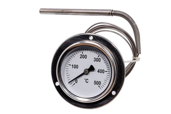 Изображение Термометр для духовки с капилляром COD.20TM28 1500 мм (0-500°С) COD.20TM28, внешний вид и детали продукта