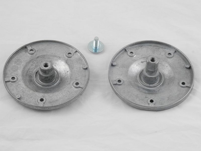 Зображення Фланець Whirlpool 2 штуки з валом на 5 дірок (без кріпильних болтів) (481252088117) (COD.085) 481241818464, зовнішній вигляд та деталі продукту
