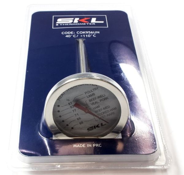Изображение Термометр пищевой аналоговый SKL TRM-008 (40 до 110°C) TRM-008, внешний вид и детали продукта