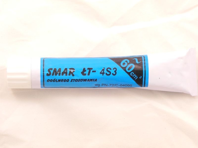 Изображение Смазка для редукторов мясорубок SMAR universal LT-4S3 60 грамм (Польша) LT-4S3, внешний вид и детали продукта