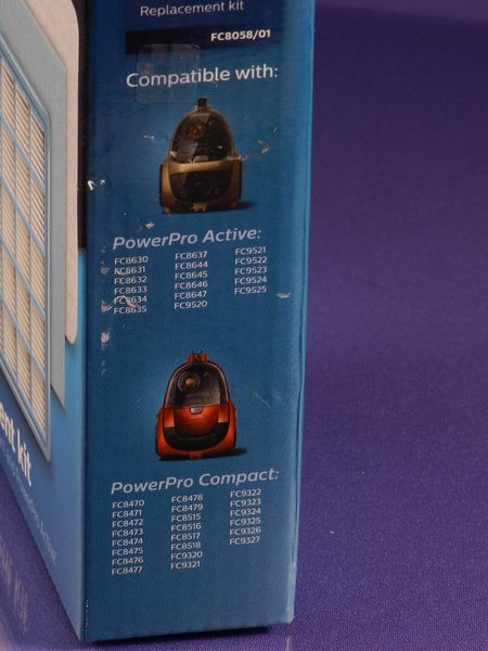 Изображение Набор сменных фильтров для пылесоса PowerPro Active Philips (FC8058/01) FC8058/01, внешний вид и детали продукта