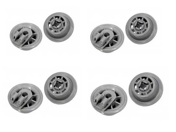 Изображение Комплект колес (8 шт.) корзины для посудомоечной машины Indesit (C00674356) (488000674356) 488000674356, внешний вид и детали продукта