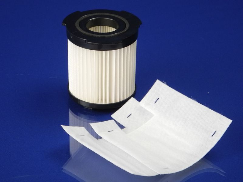 Зображення Набір фільтрів для пилососів AEF20 (HEPA циліндр + 2 вихідних) Zanussi-Electrolux-AEG (9001966689) 9001966689, зовнішній вигляд та деталі продукту