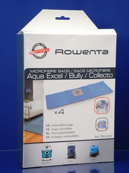 Зображення Набір мішків пилозбірників для пилососа Rowenta (ZR816001) ZR816001, зовнішній вигляд та деталі продукту