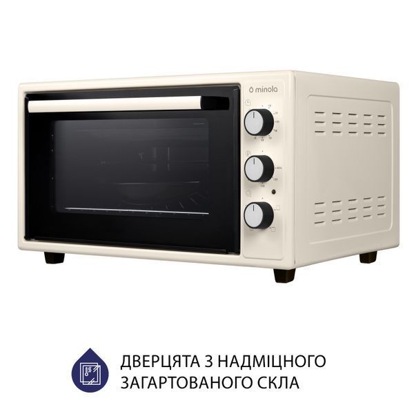 Зображення Електрична піч Minola FOEV 4815 IV 5902767909358, зовнішній вигляд та деталі продукту