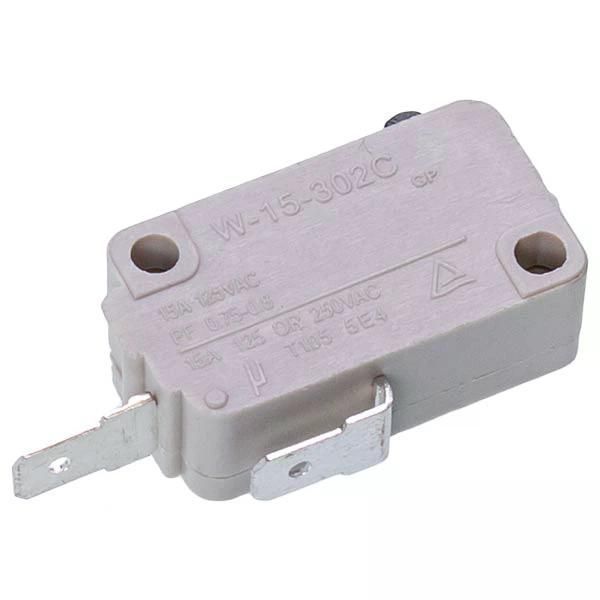 Зображення Мікровимикач W-15-302C 15 А 250 В для НВЧ-печі Gorenje (314465) 314465, зовнішній вигляд та деталі продукту