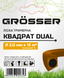 Ліска для тримера Grosser квадрат dual 2.0мм х 15м G0179 фото 2