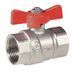 Ball valve (butterfly) female-female 3/4", Normal ACE, brass