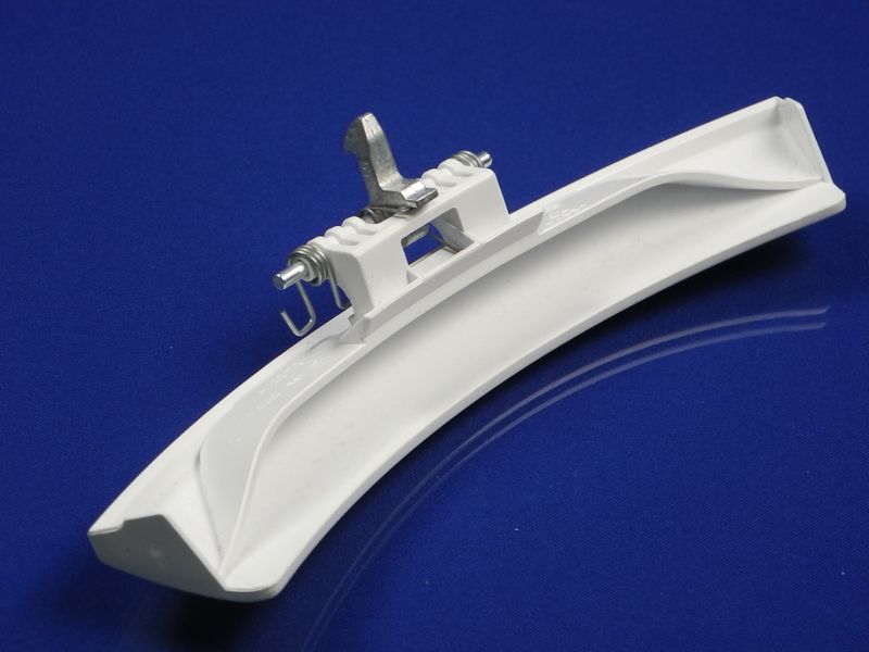 Зображення Ручки люка пральної машини Zanussi-Electrolux-AEG біла (4055409710) 4055409710, зовнішній вигляд та деталі продукту
