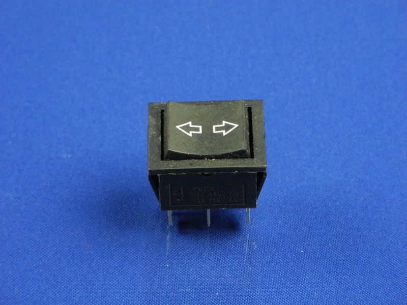 Изображение Кнопка с автовозвратом "вверх/вниз" 250V, 15A, KCD4, 6 контактов P2-0112, внешний вид и детали продукта