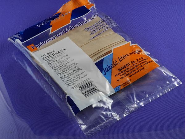 Изображение Мешоки для пылесоса унивекрсальные бумажные Invest Electrolux (IZ-E5/PH5) IZ-E5/PH5, внешний вид и детали продукта