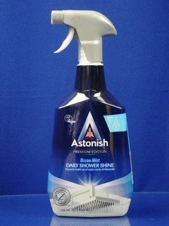 Изображение Средство (спрей) для душевых кабин с антибактериальным Astonish Daily Shower Shine (750 мл.) AstonishShower750, внешний вид и детали продукта