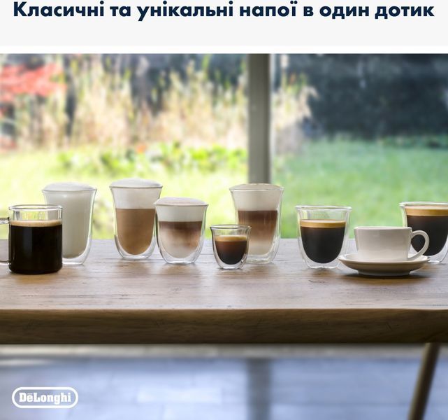 Зображення Кавомашина автоматична Delonghi ECAM 359.55.B ECAM 359.55.B, зовнішній вигляд та деталі продукту